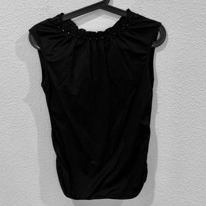 Dolce & Gabbana Tops - D&G Dolce and Gabbana Black cinch neck top blouse Dolce & Gabbana Tops - D&G Dolce and Gabbana Black cinch neck top blouse